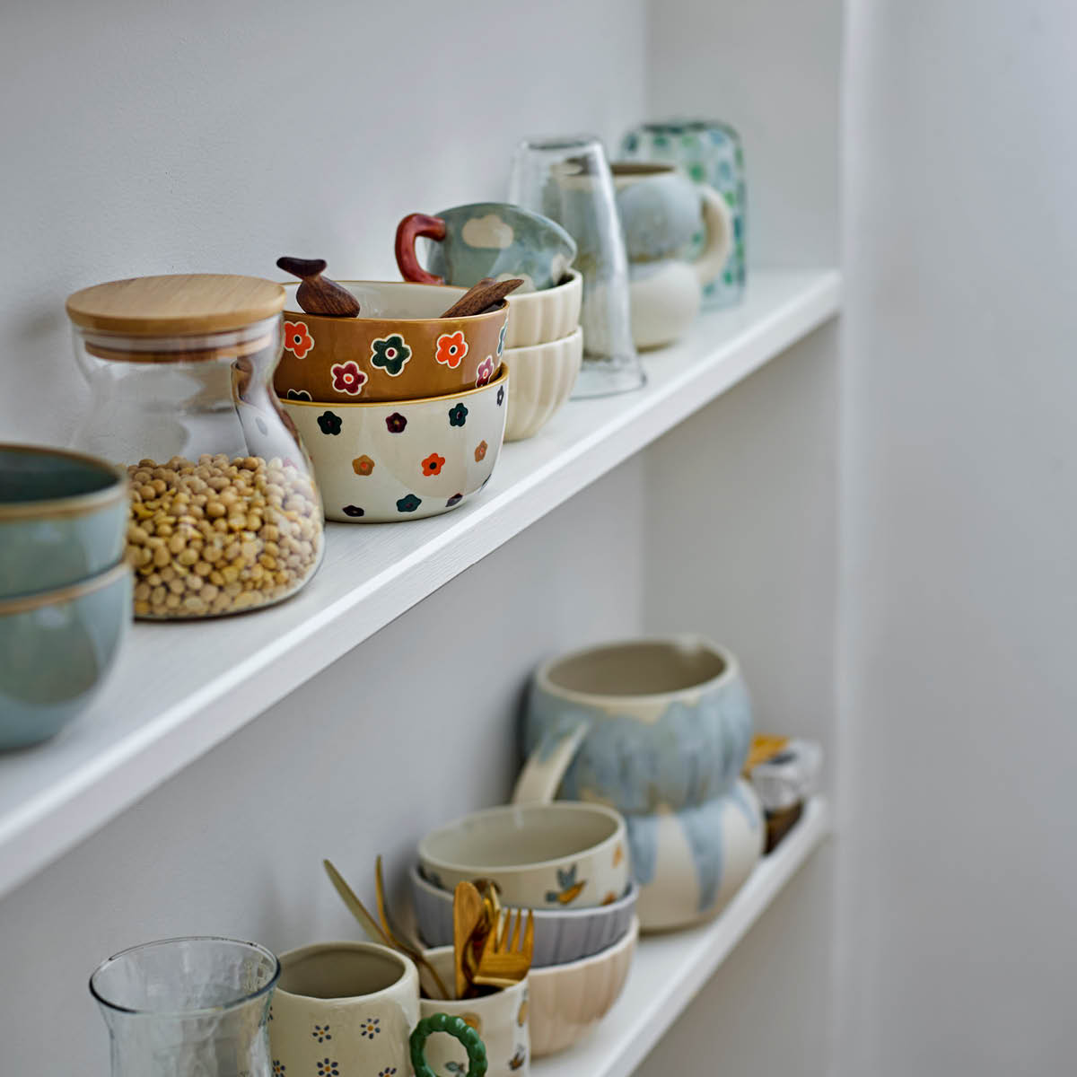 Bloomingville MINI Addy skål 12 cm 36 cl natur