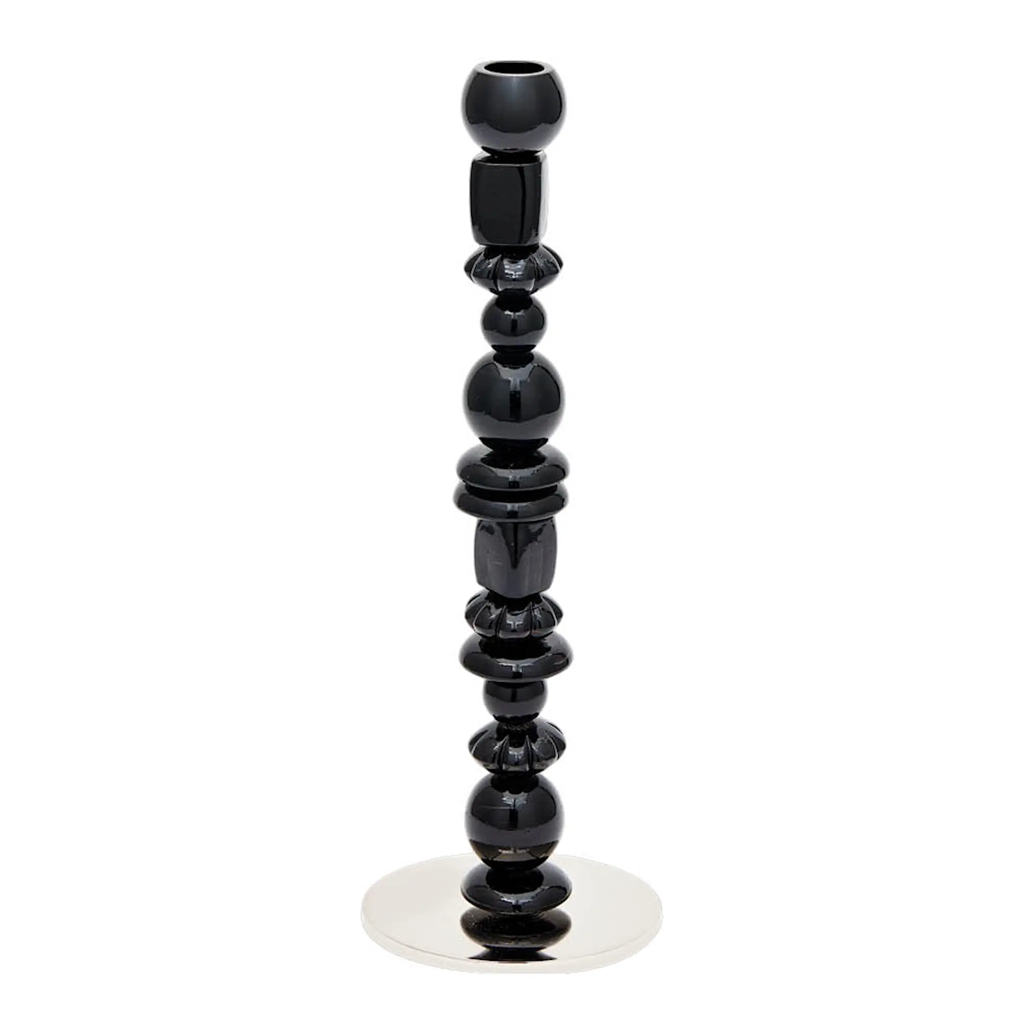 Pols Potten Beads ljusstake S 34 cm svart