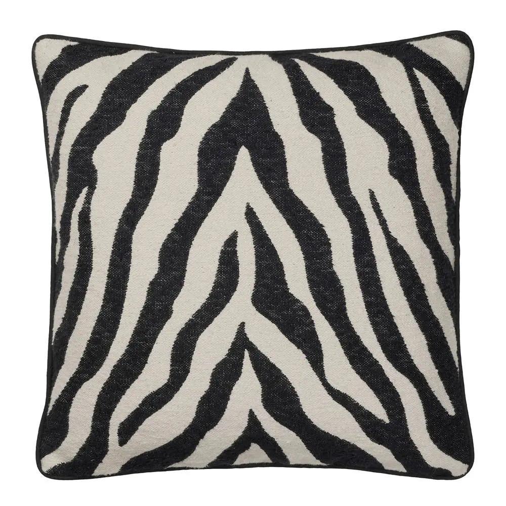 Zebra Tyynynpäällinen 50x50 cm svart/ljus beige