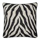 Zebra kuddfodral 50x50 cm svart/ljus beige