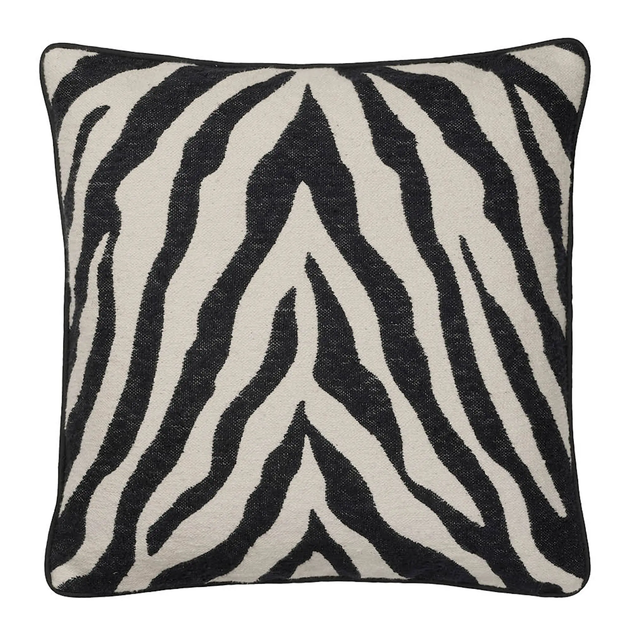 Broste Copenhagen Zebra Tyynynpäällinen 50x50 cm svart/ljus beige