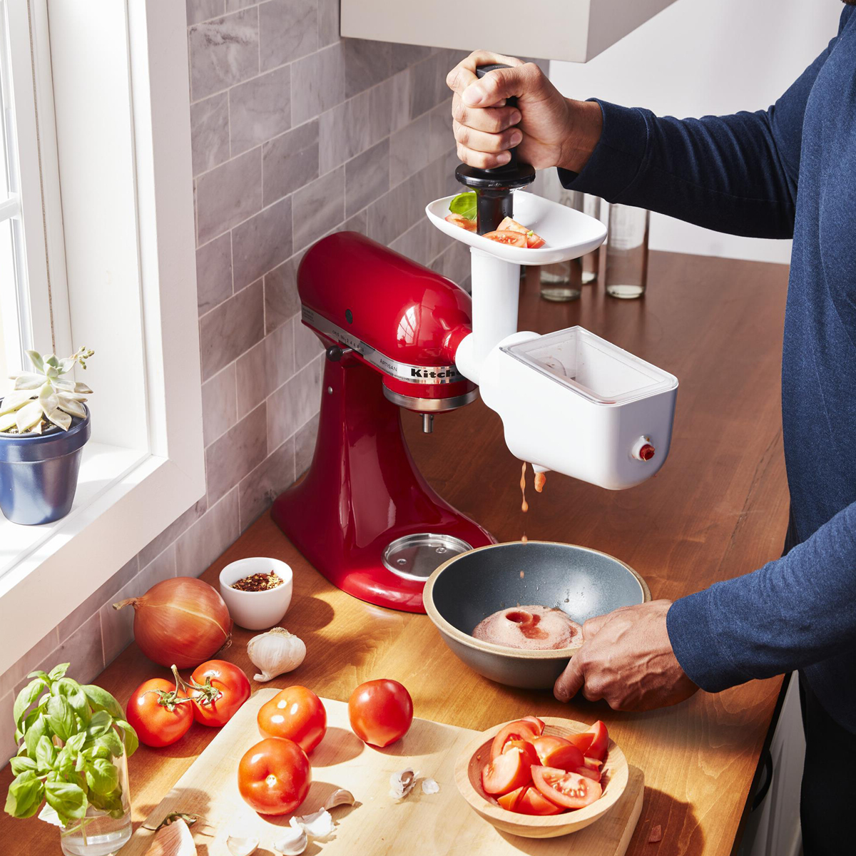 KitchenAid Accessory tilbehørssett 5KSM2FPPC 3 deler hvit/blank