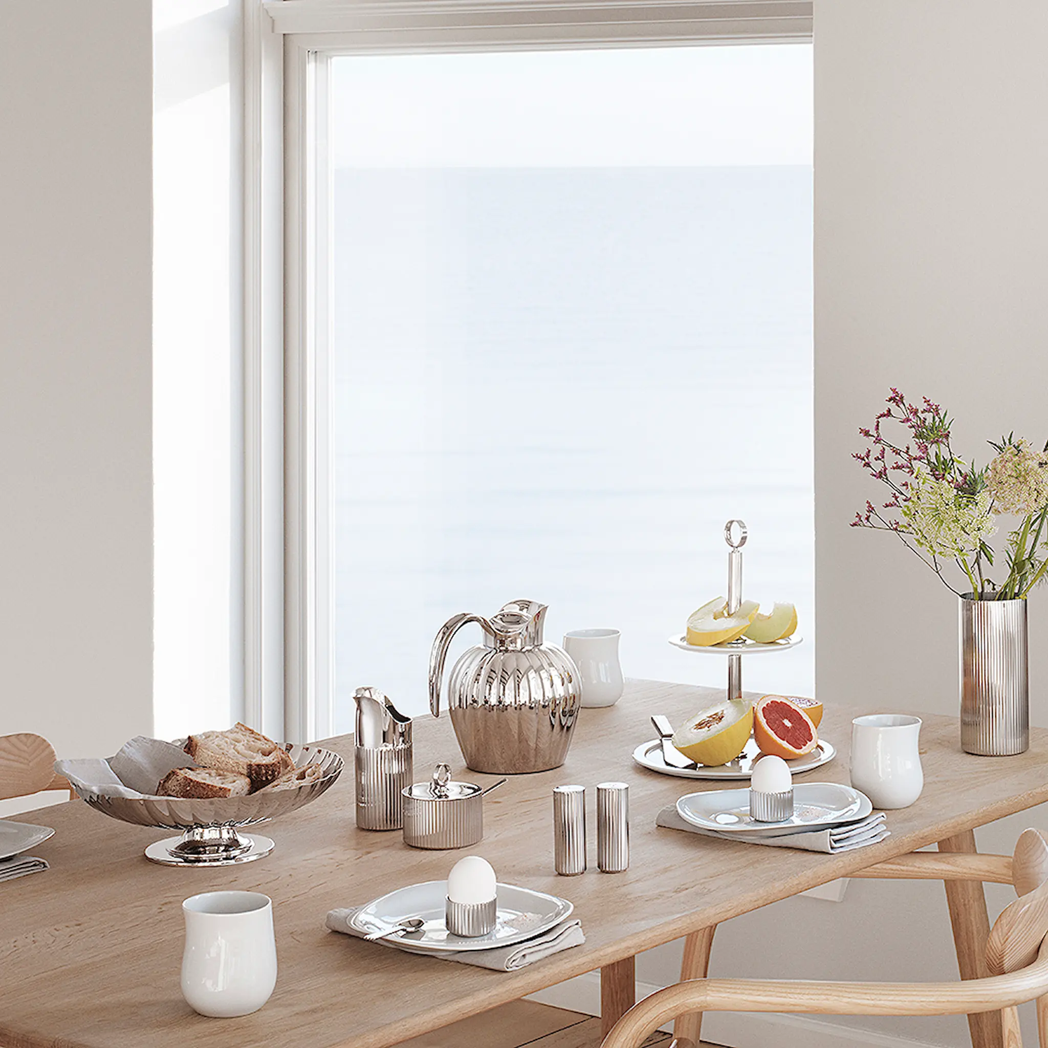 Georg Jensen Bernadotte Salaattiottimet 23 cm