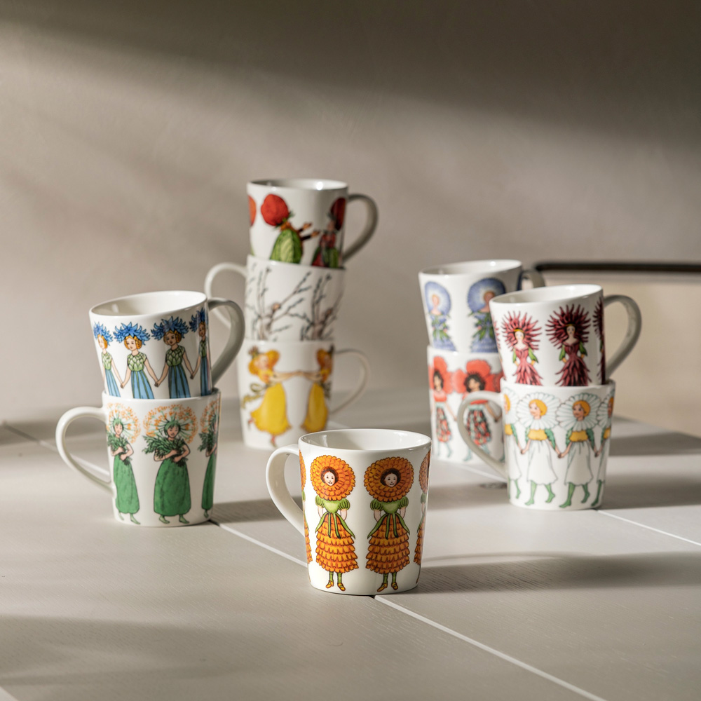 Design House Stockholm Elsa Beskow Mugg Fru Aster 40 cl