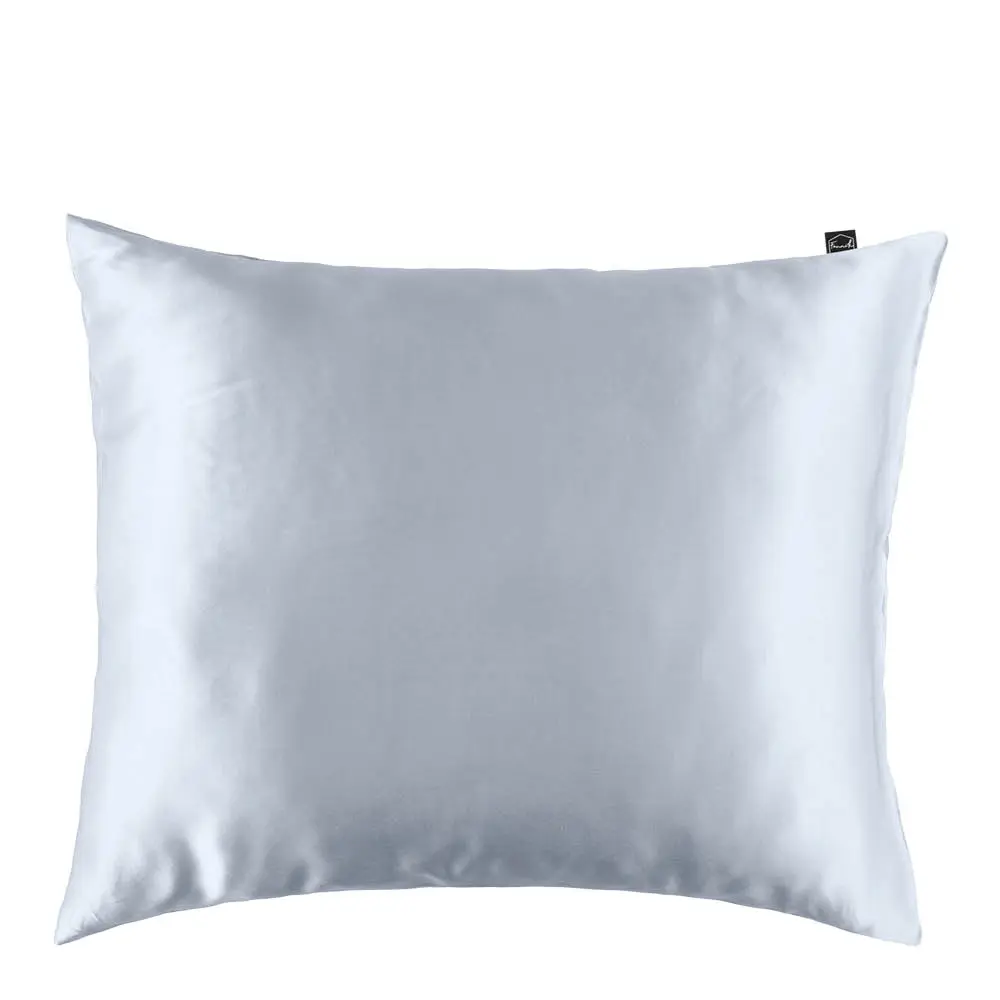 Putetrekk silke 50×60 cm lyseblå