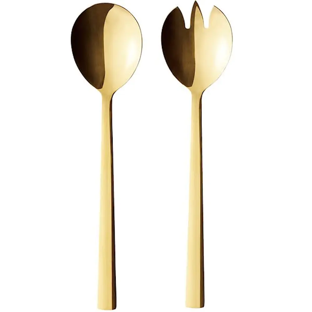 RAW salatsett 2 deler gull