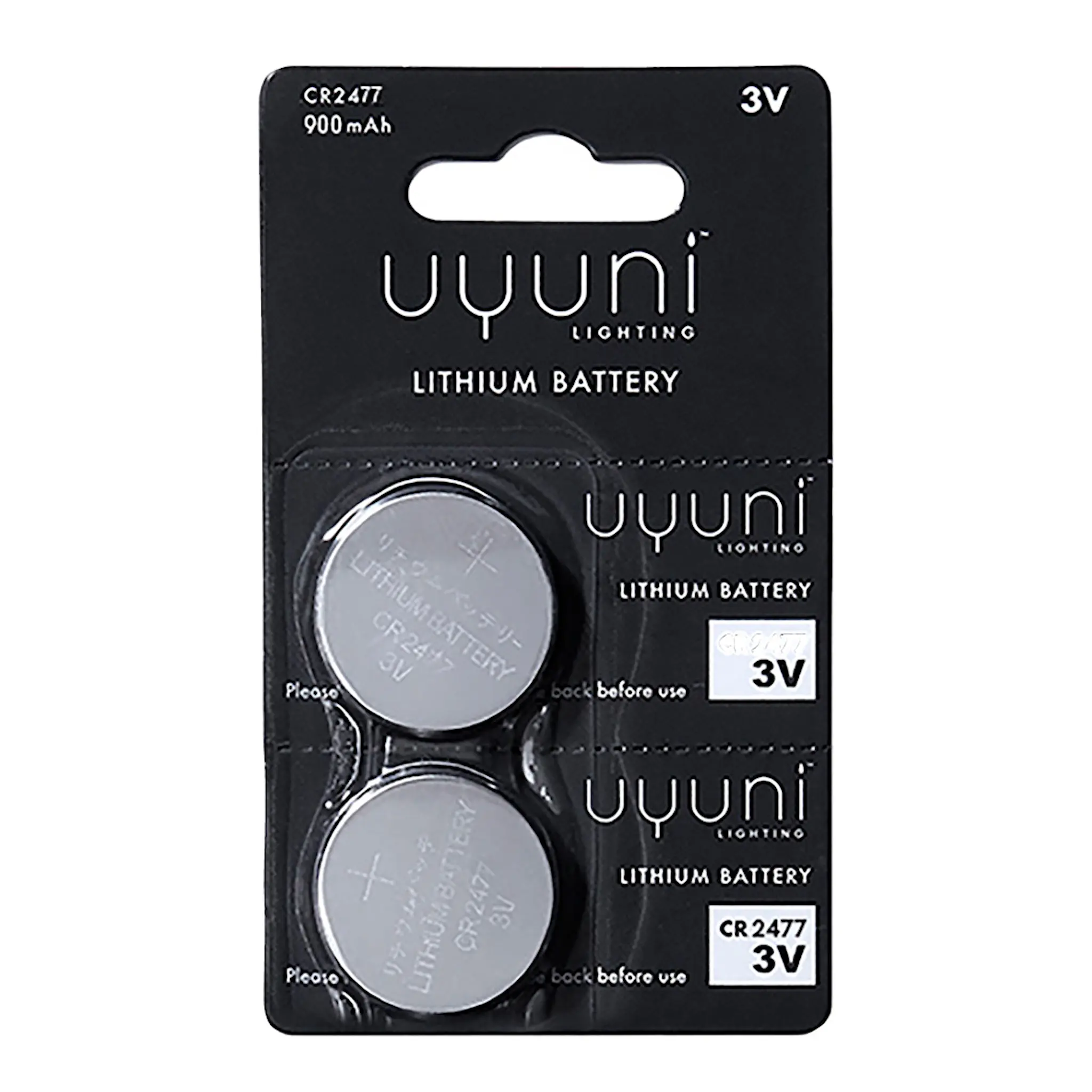 Uyuni Lighting Batterier CR2477 2-pack silver