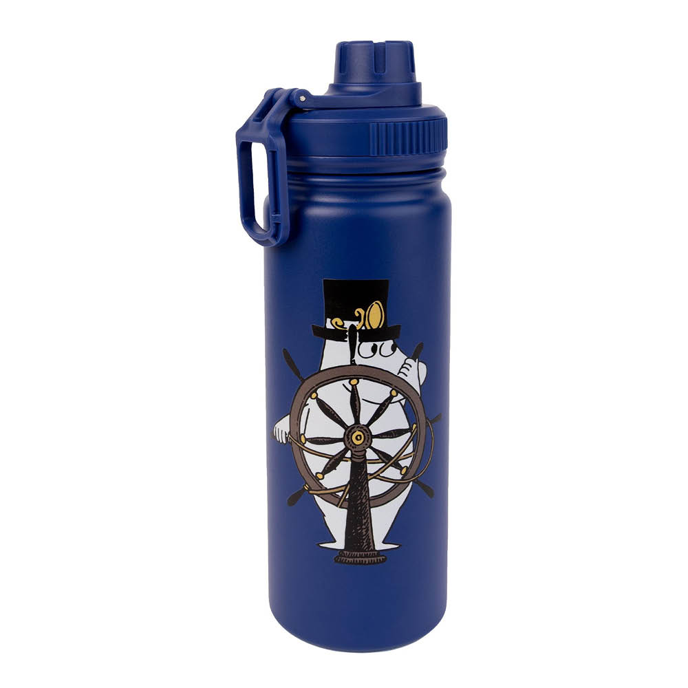 Nordicbuddies Mumin termosflaska 0,55 L marinblå