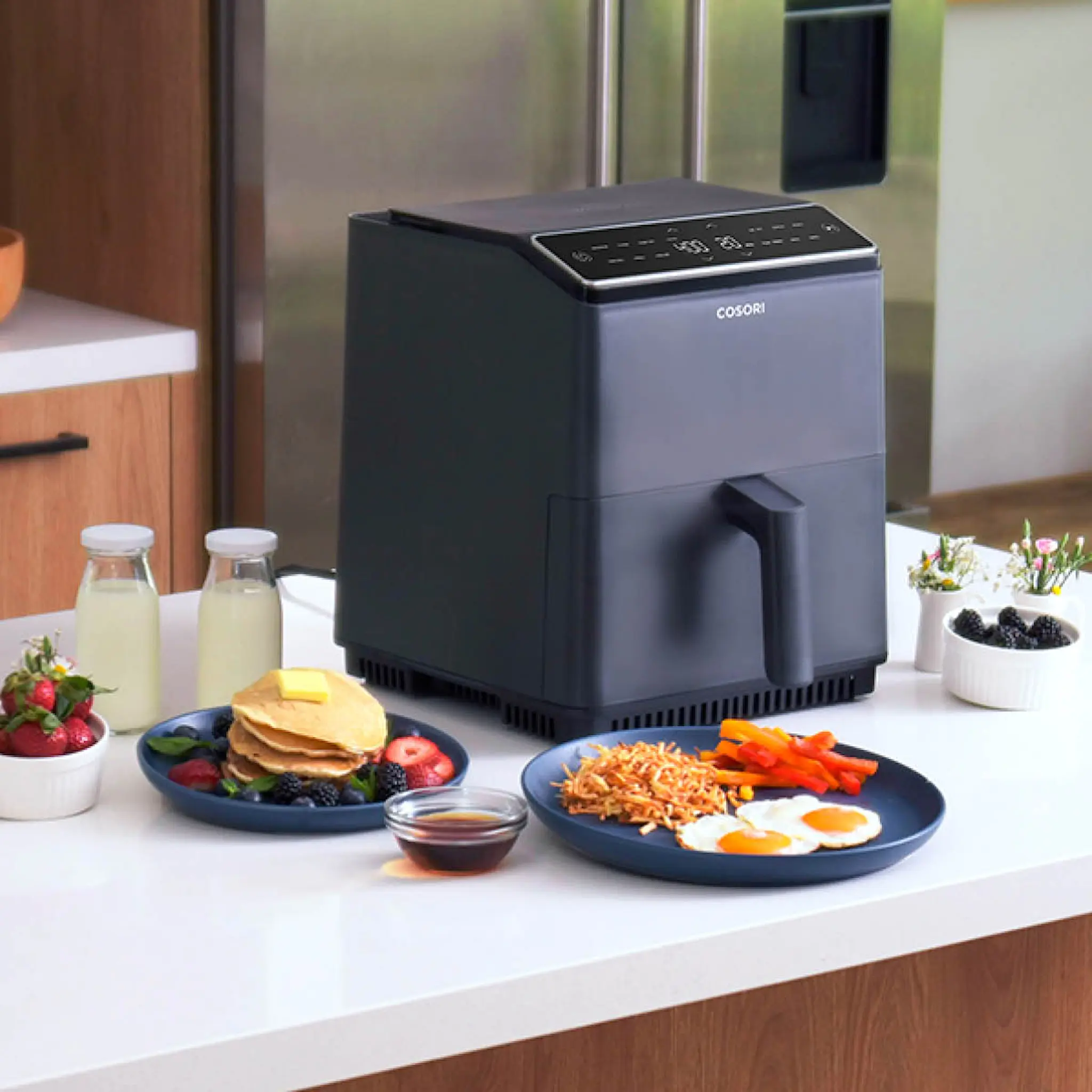 Cosori Dual Blaze airfryer 6,4L/2,5 kg mörkgrå