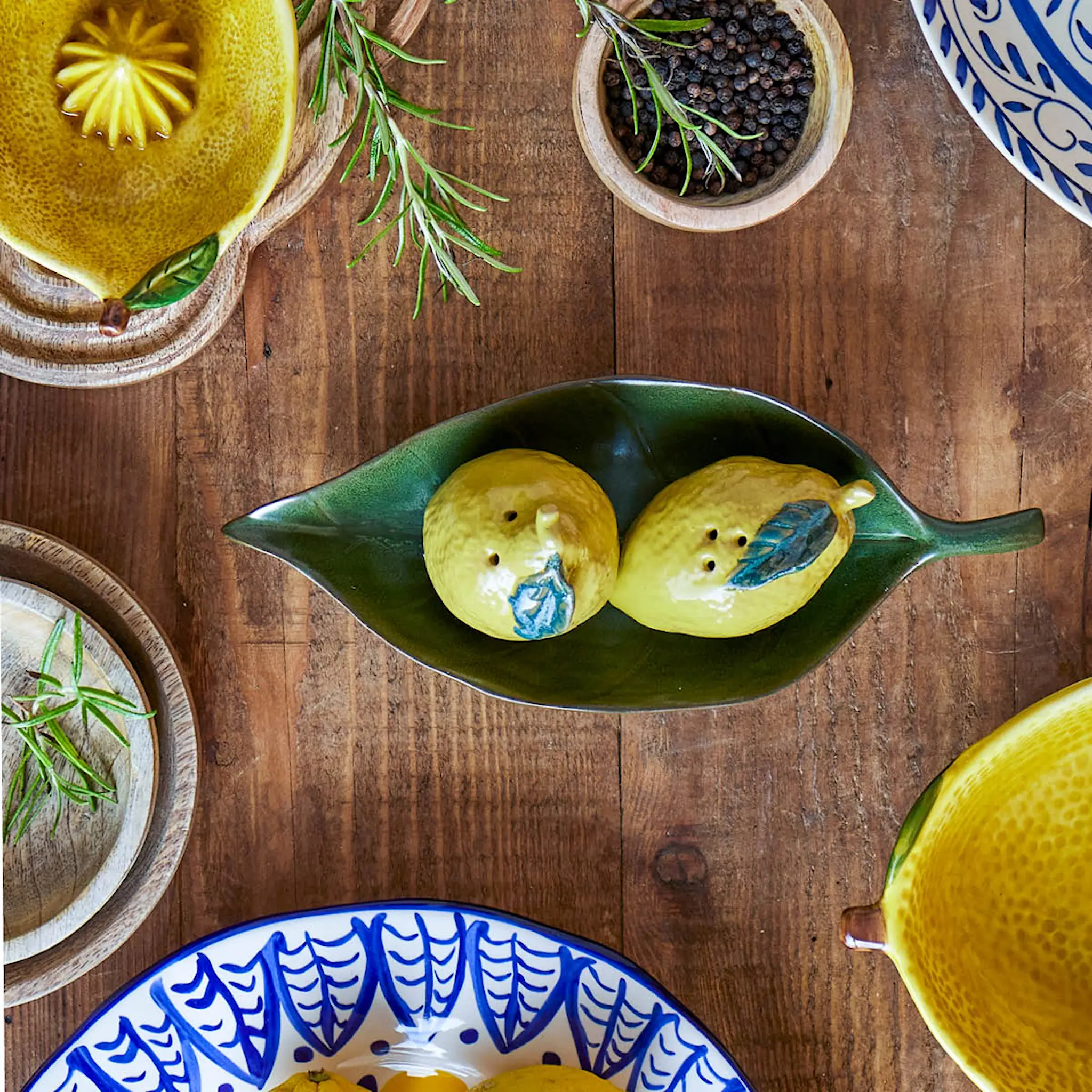 Creative Collection Limone salt- och pepparset 2-pack 10/8,5 cl gul