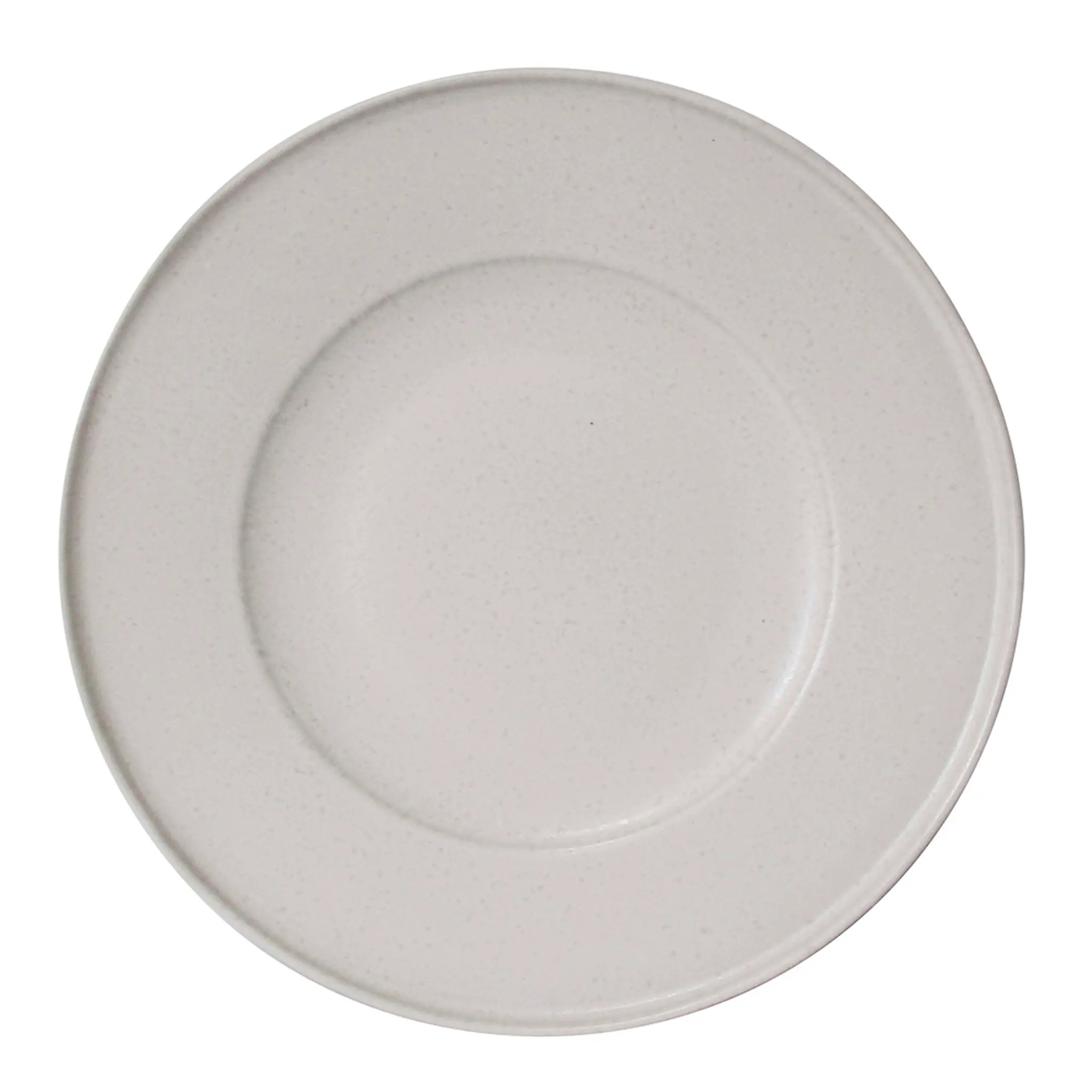 Modern House White Satin Tallrike 23 cm White Snow