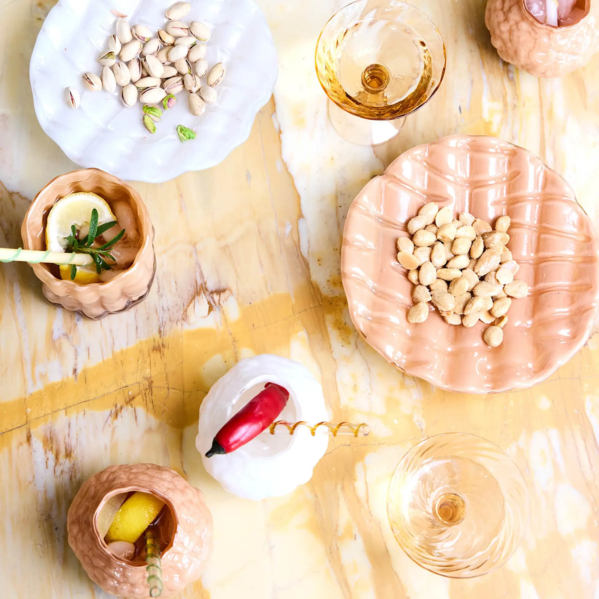 ByOn Corallo miniskål 11x8 cm offwhite