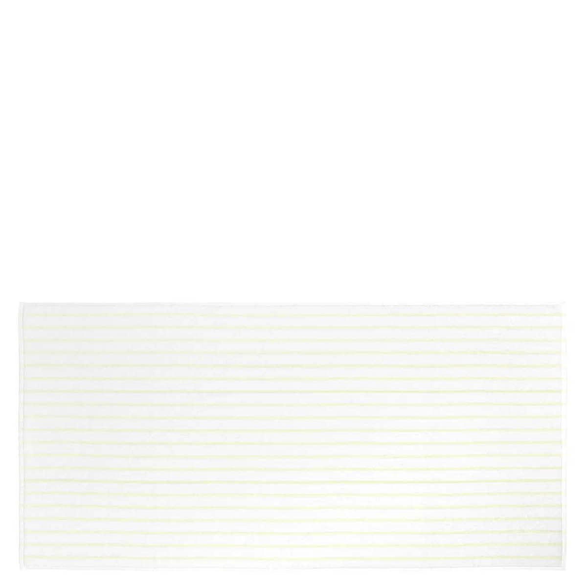 Blomus Arto badhandduk 140x70 cm vit/gul smalrandig