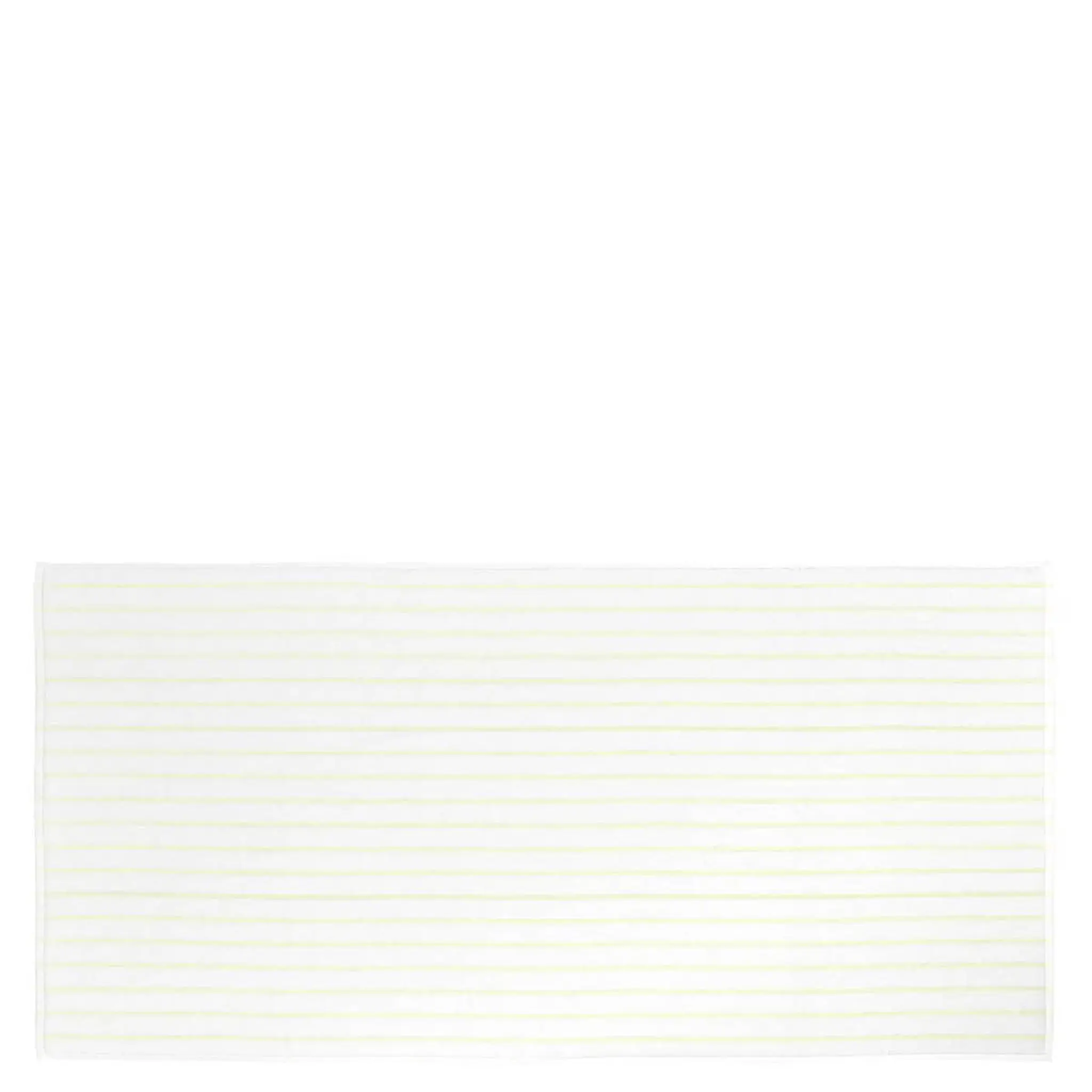 Blomus Arto badhandduk 140x70 cm vit/gul smalrandig