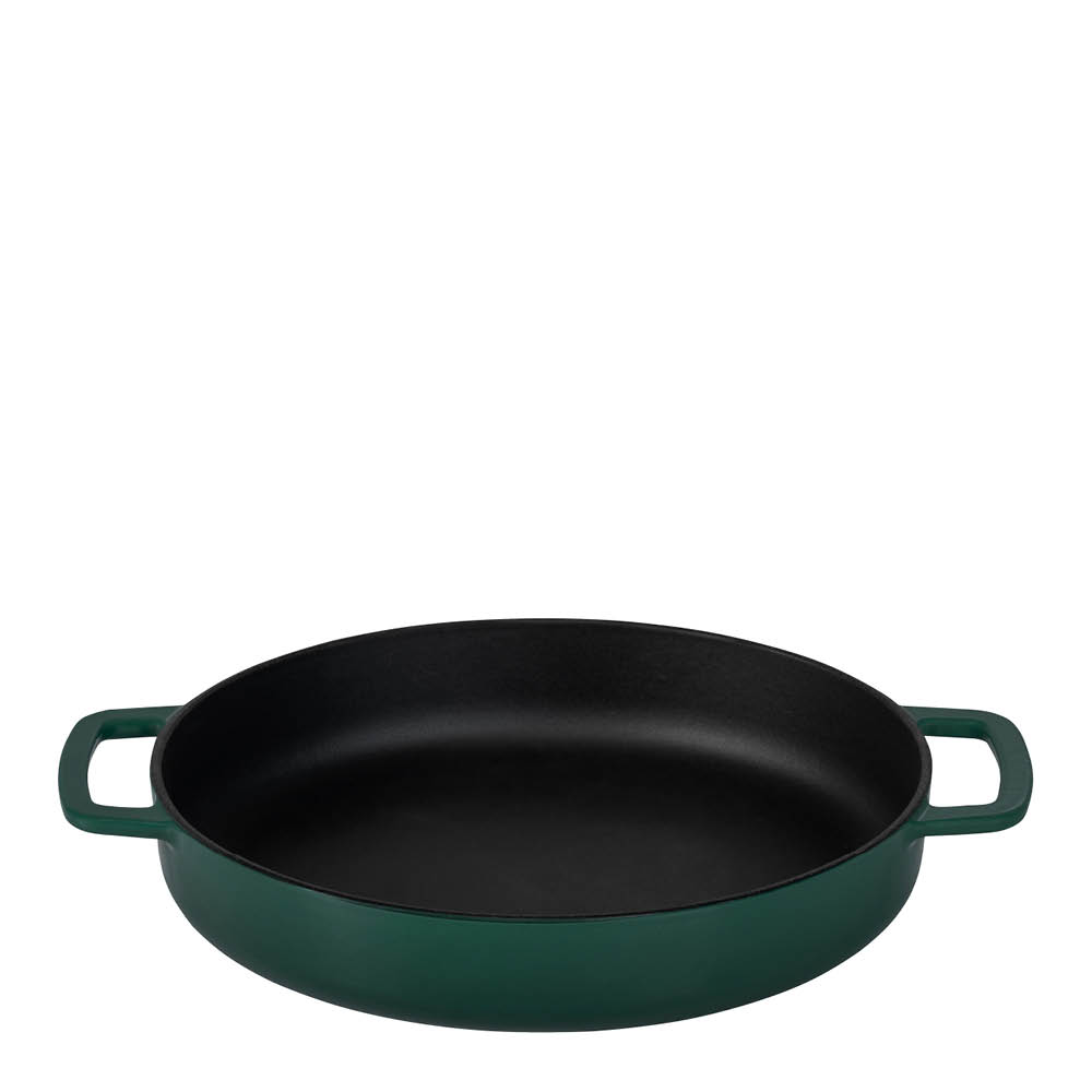 Combekk - Emaloitu Valurautapannu 28 cm Holly Green