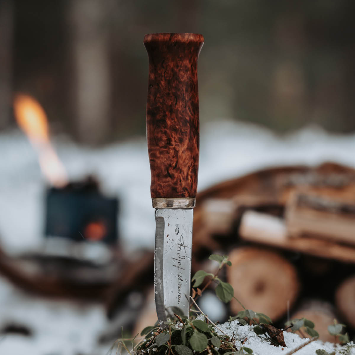 Brusletto Nansen Vuolupuukko 21 cm Visakoivu