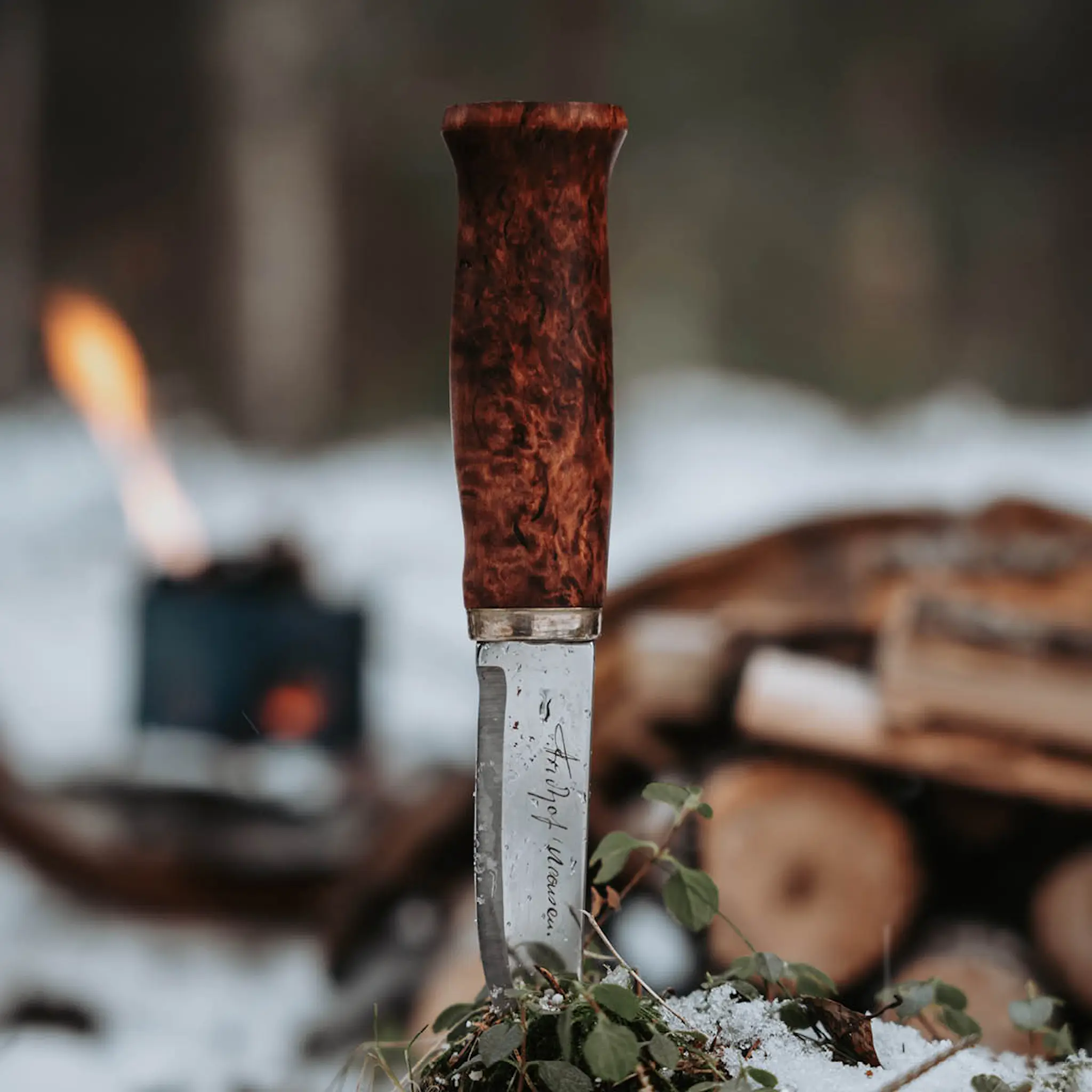 Brusletto Nansen Vuolupuukko 21 cm Visakoivu