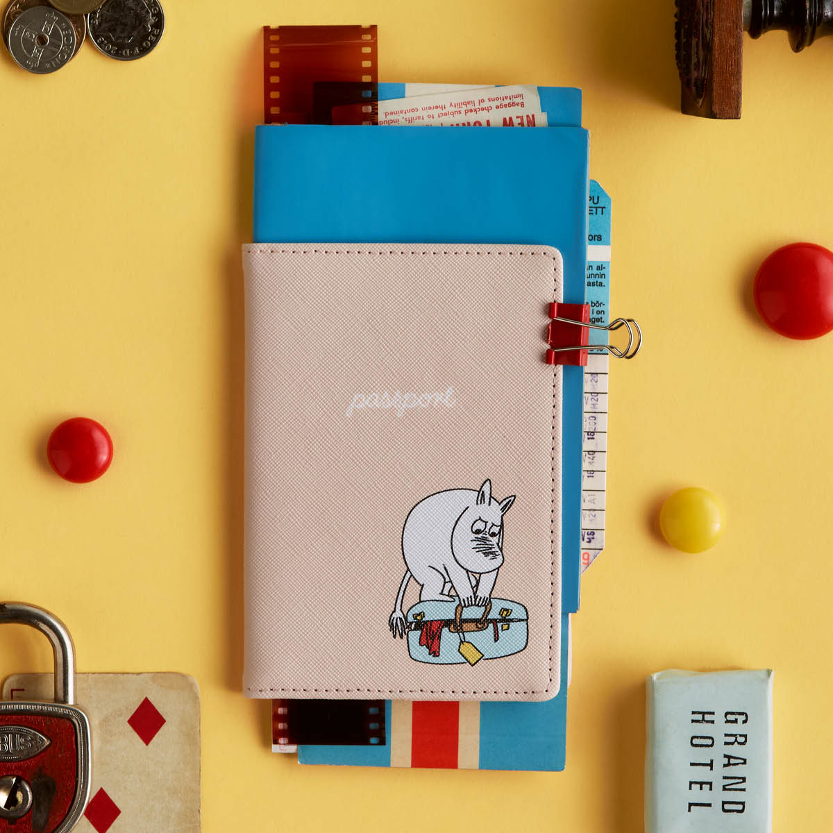 Moomin Arabia Mumin passfodral 15x10 cm Redo för semester