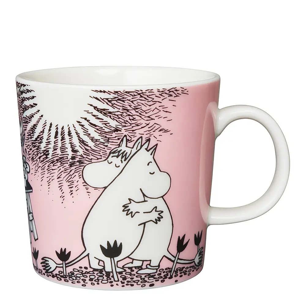 Muumimuki Rakkaus 30 cl Vaaleanpunainen