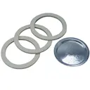 Moka Express Packning & Filterplatta 1 Kopp Grå