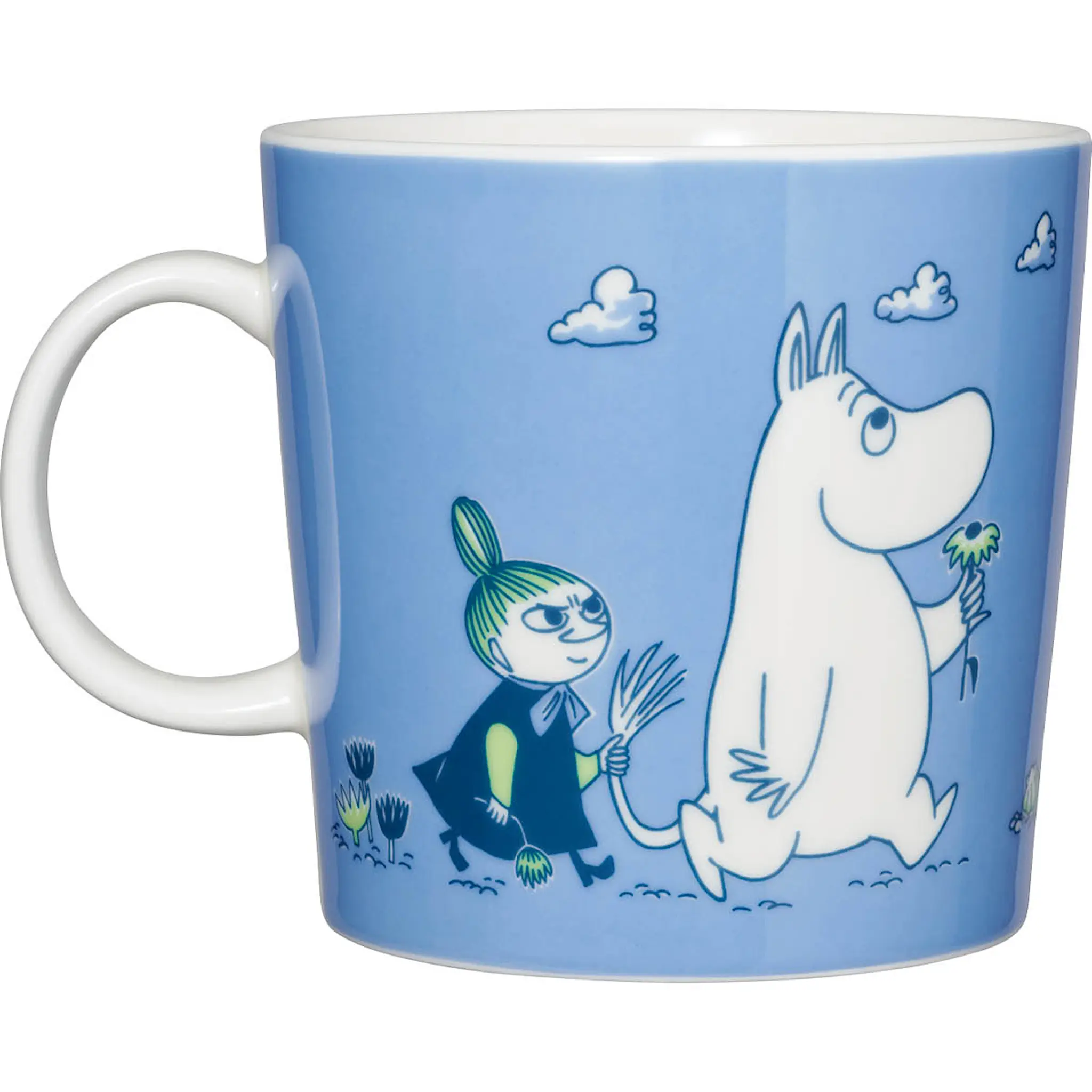 Moomin Arabia Muminmugg bokstav D 40 cl blå