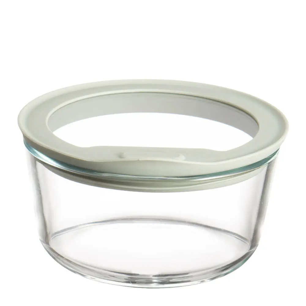 Clear Nest säilytyspurkki 0,5 L kirkas/vihreä