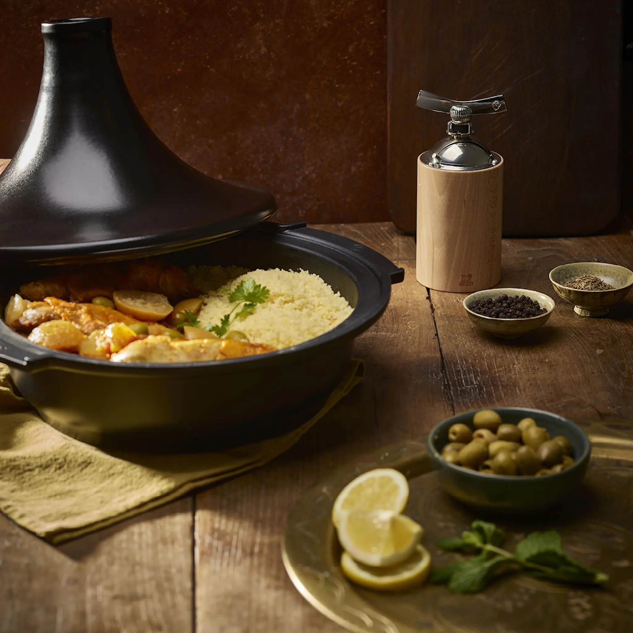 Peugeot Atlas tagine 30 cm röd