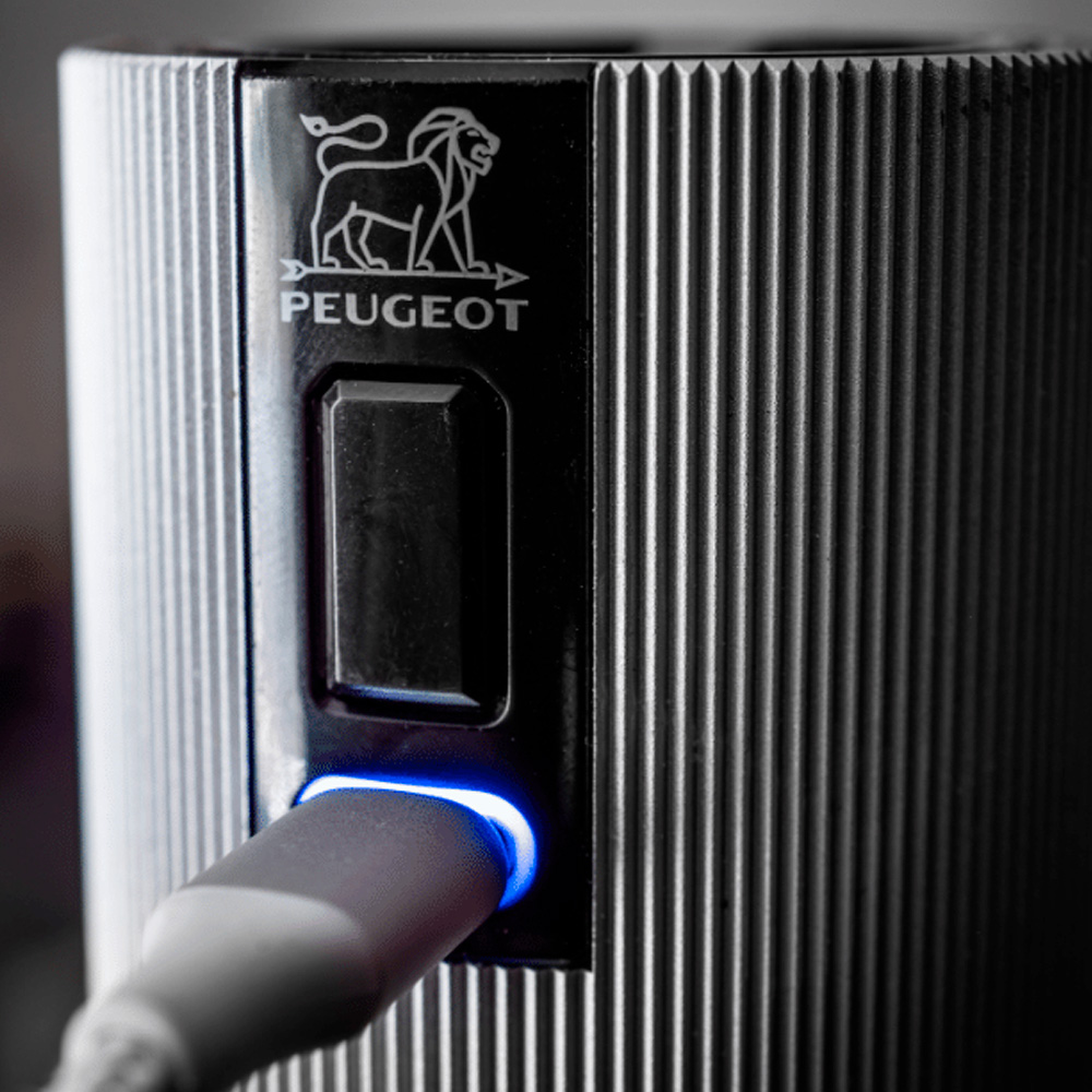 Peugeot Line elektrisk pepperkvern 15 cm graphite