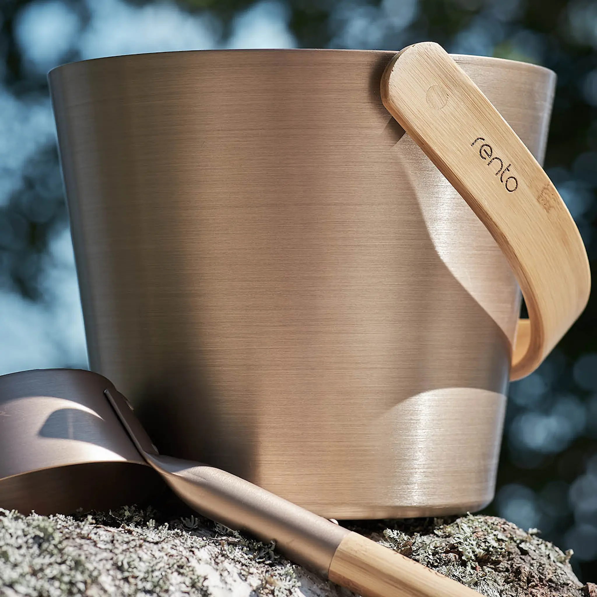 Rento Bastuhink 26 cm champagne/bambu