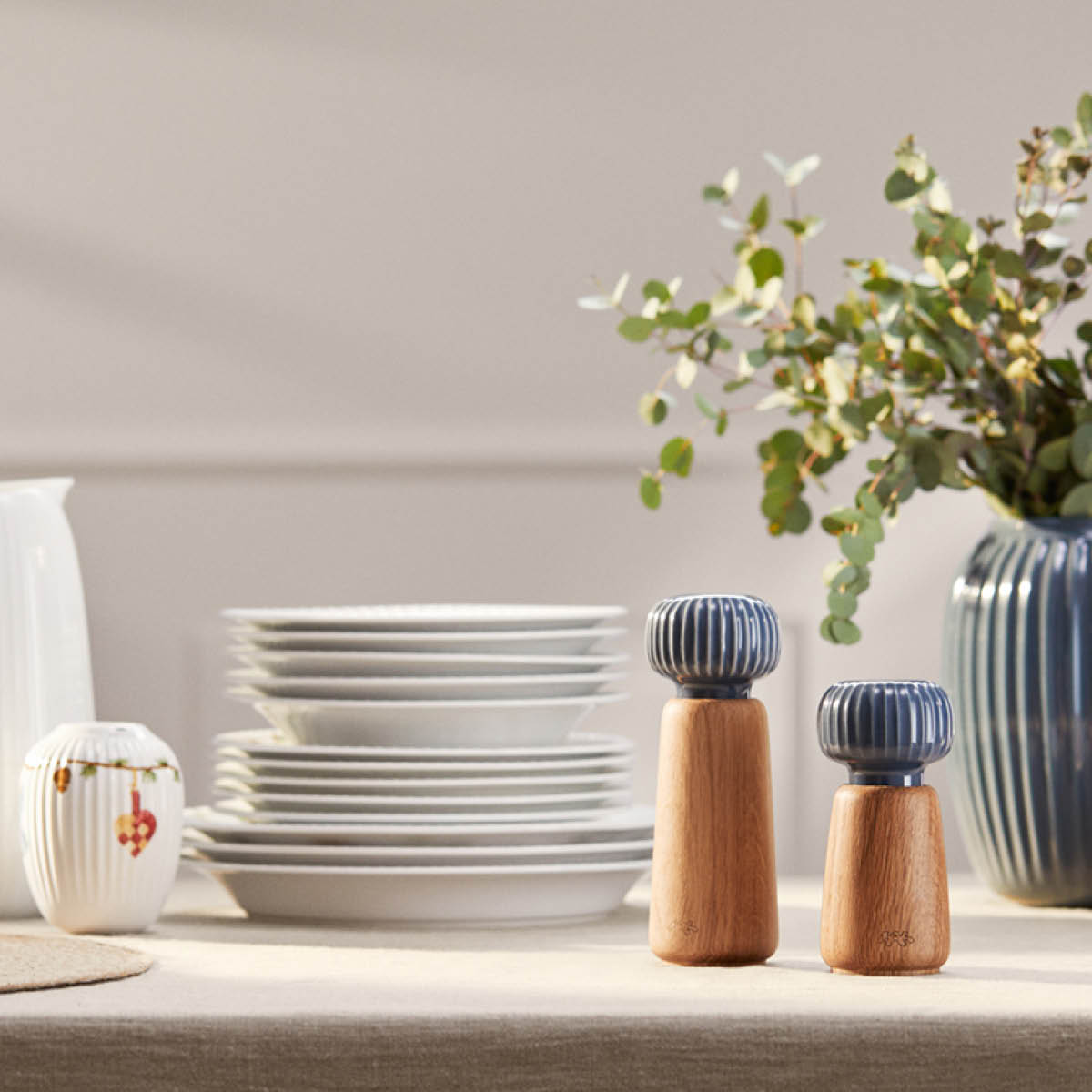 Kähler Hammershøi Kvarn 14 cm Antracitgrå