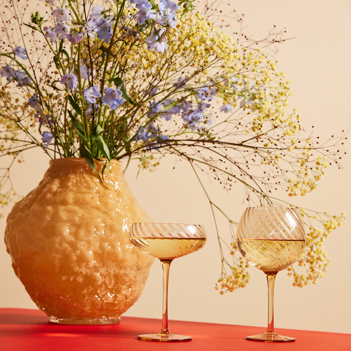 ByOn Opacity champagnekupa 30 cl 2-pack persika