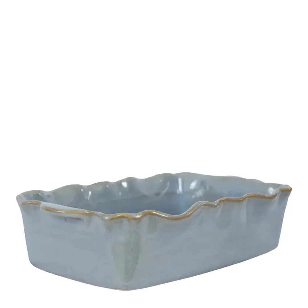 Provence gratengform 27x18 cm lysegrå