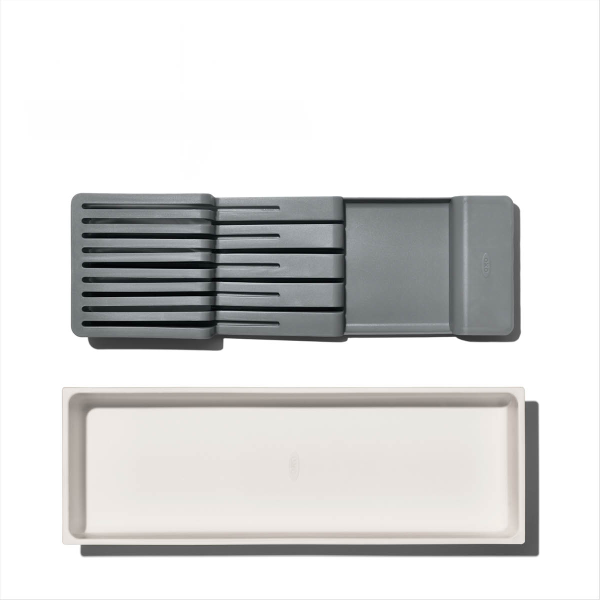 Oxo Knivblock för kökslåda 42x14x6 cm vit/grå