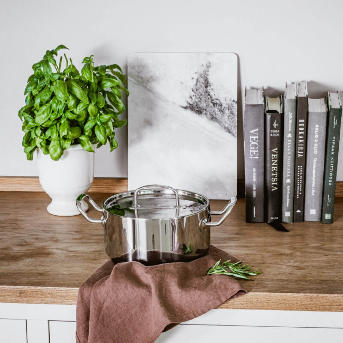 Heirol Steely Classic Triply gryta med lock 20 cm 3 L