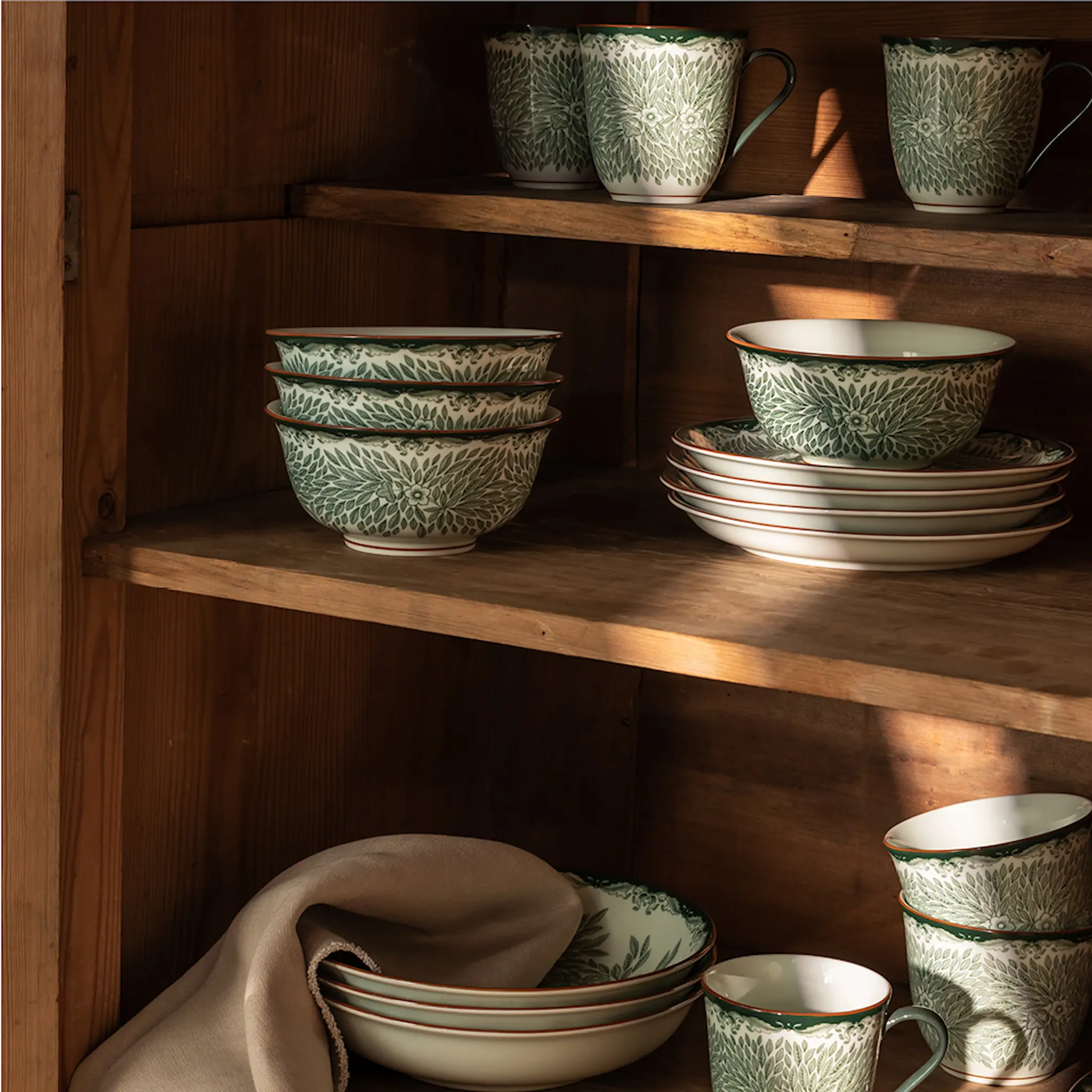 Rörstrand Ostindia Floris Grön tallrik 20 cm