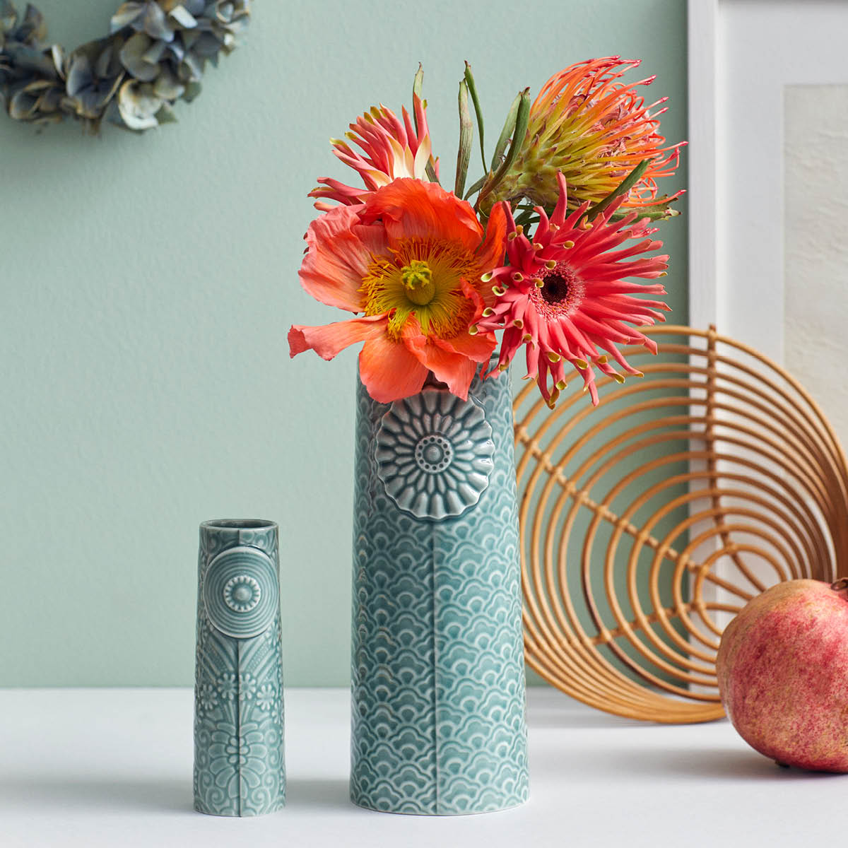 Dottir Pipanella Waves vas 18,8 cm peacock