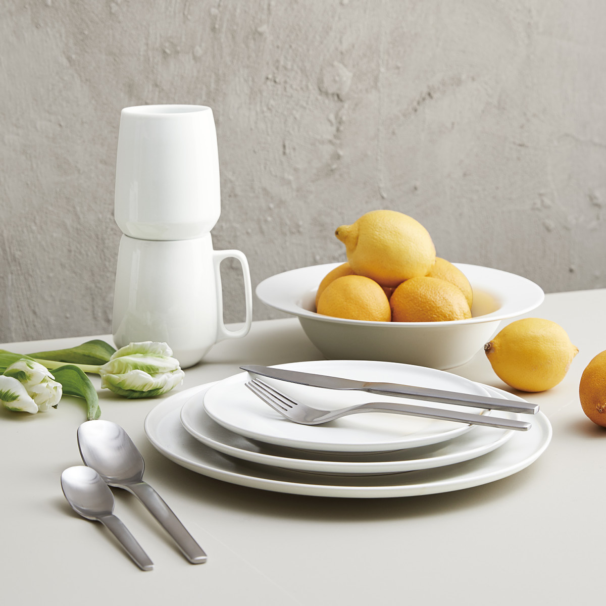 Aida ENSO tallrik 26 cm super white