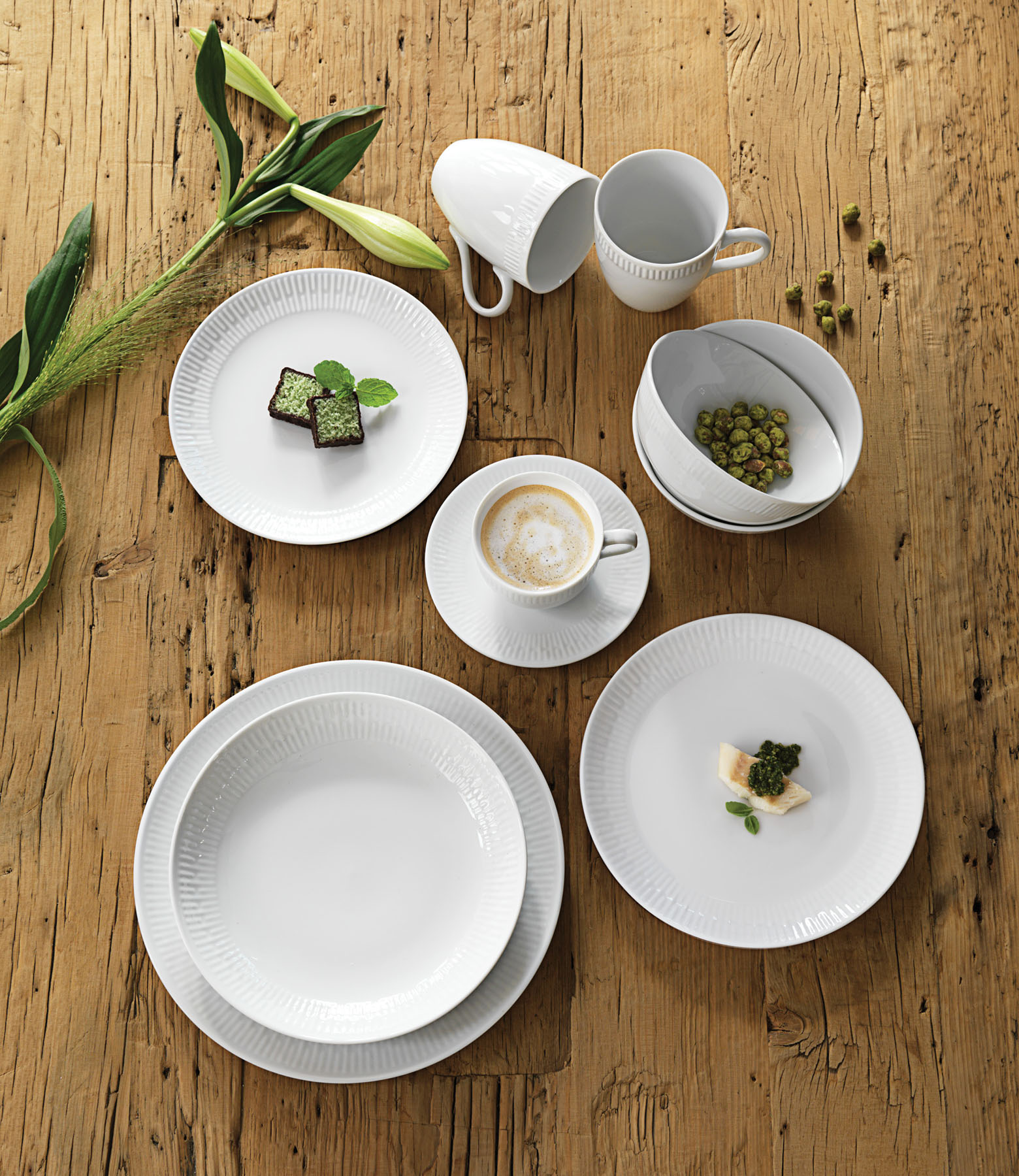 Aida Relief suppetallerken 22 cm 4 stk