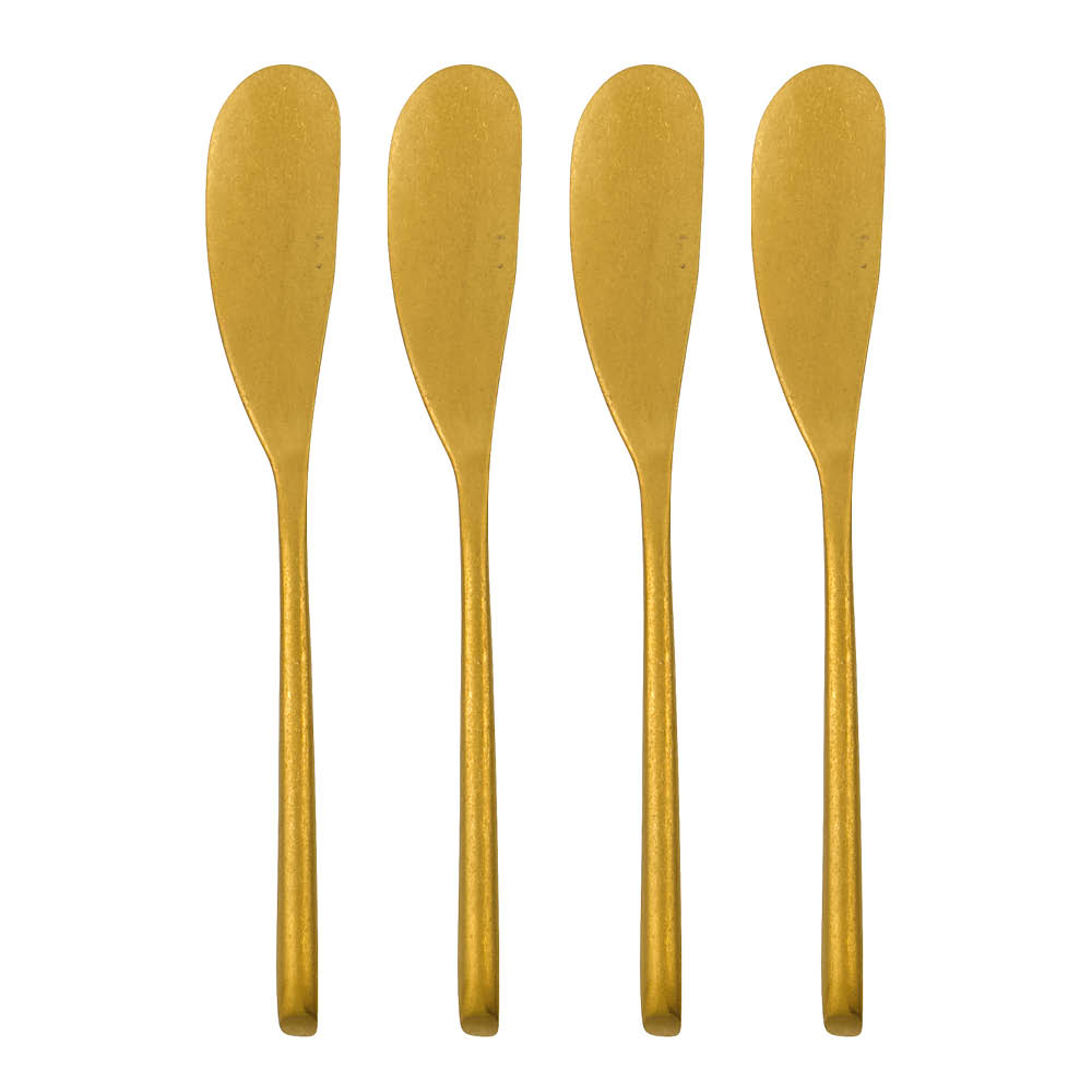 Nicolas Vahé Daily smörkniv 16 cm 4-pack antik guldfinish