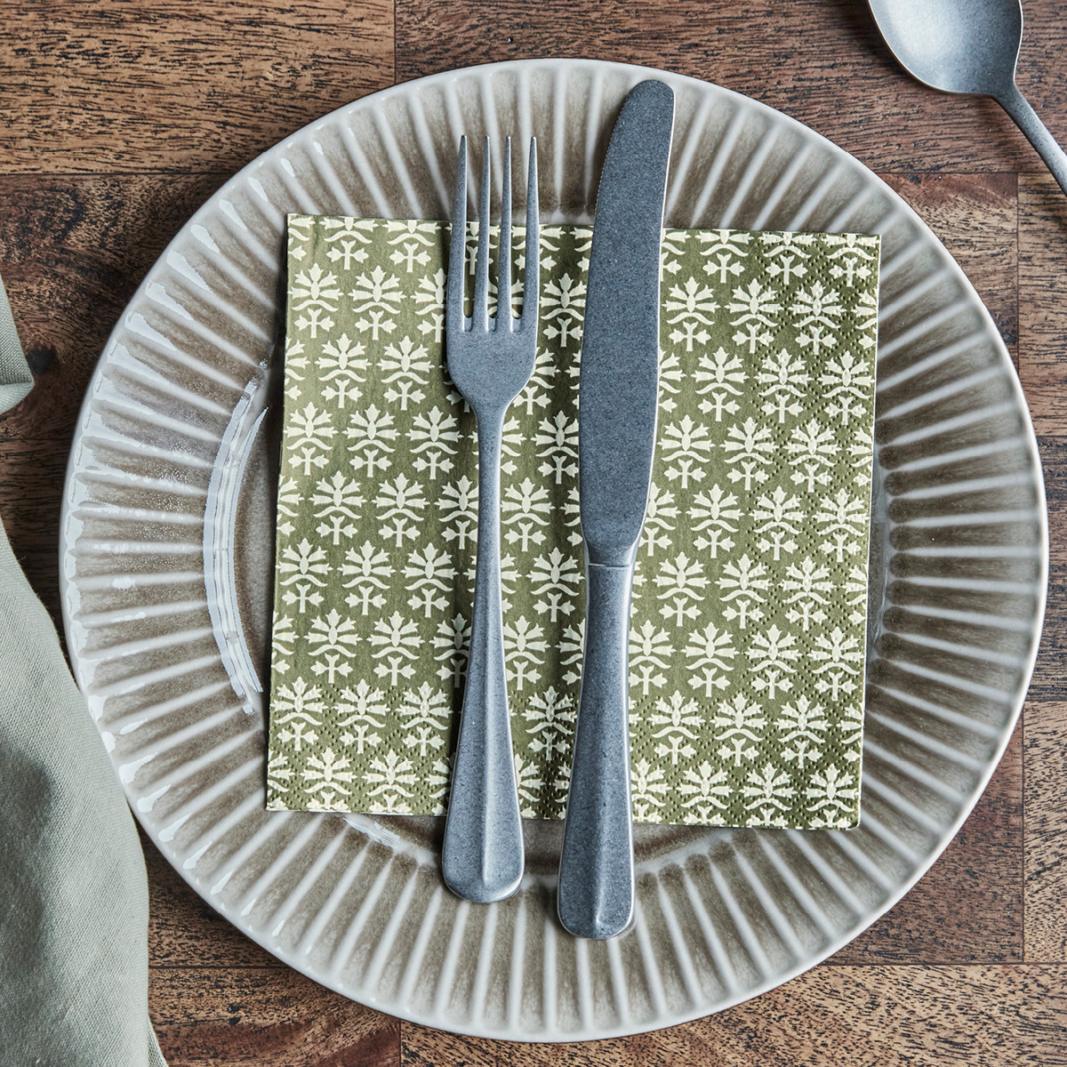 House Doctor Mora gaffel 21 cm sølv