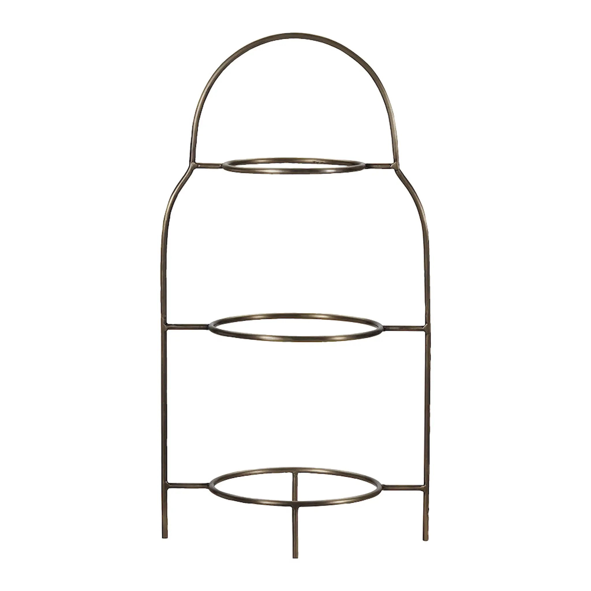 House Doctor Sana Tallriksställ 47 cm Antik Mässingsfärg