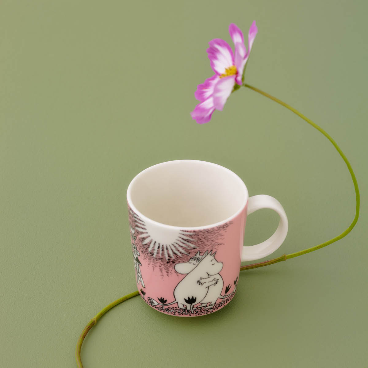 Moomin Arabia Mummikopp 30 cl Kjærlighet rosa 30 år