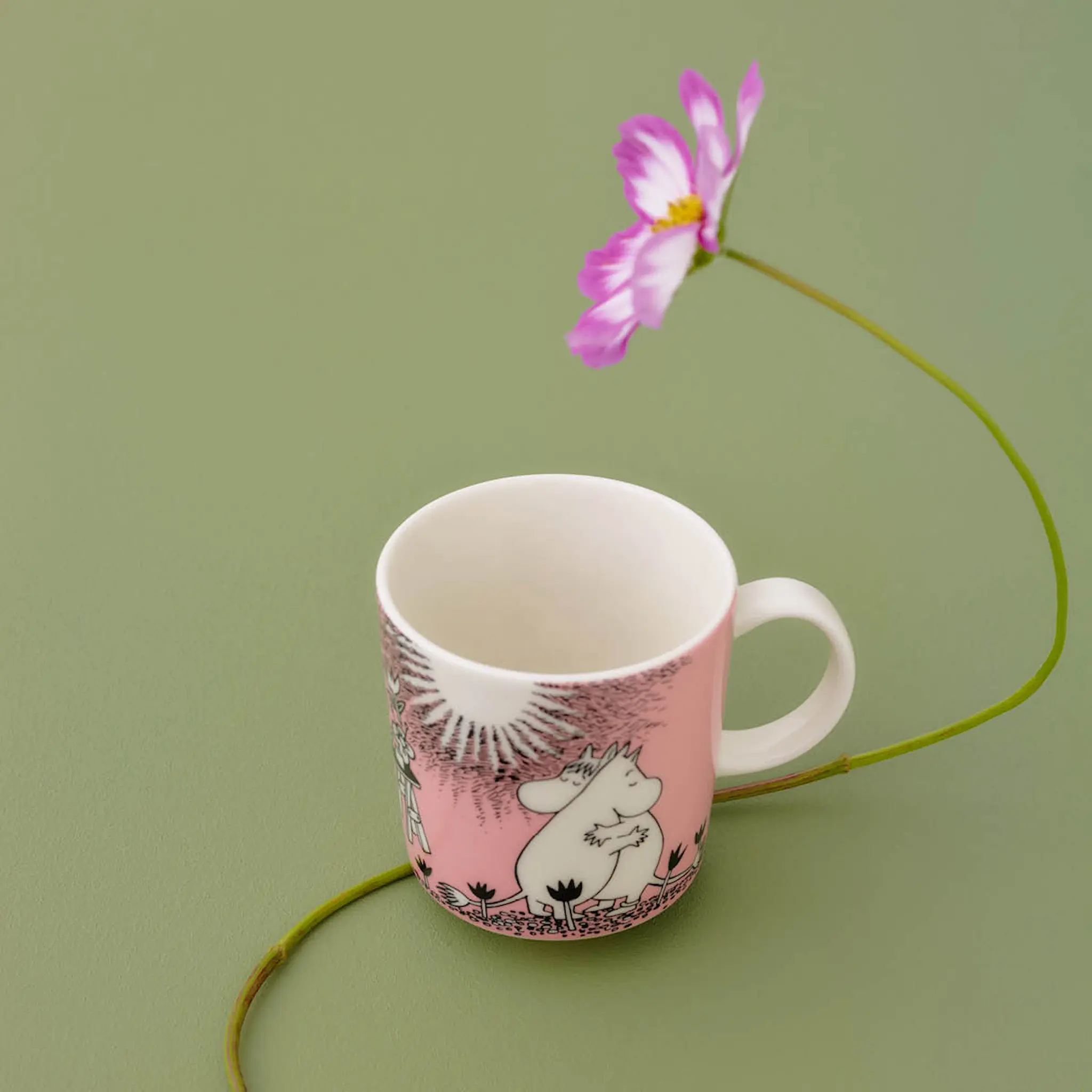 Moomin Arabia Mummikopp 30 cl Kjærlighet rosa 30 år