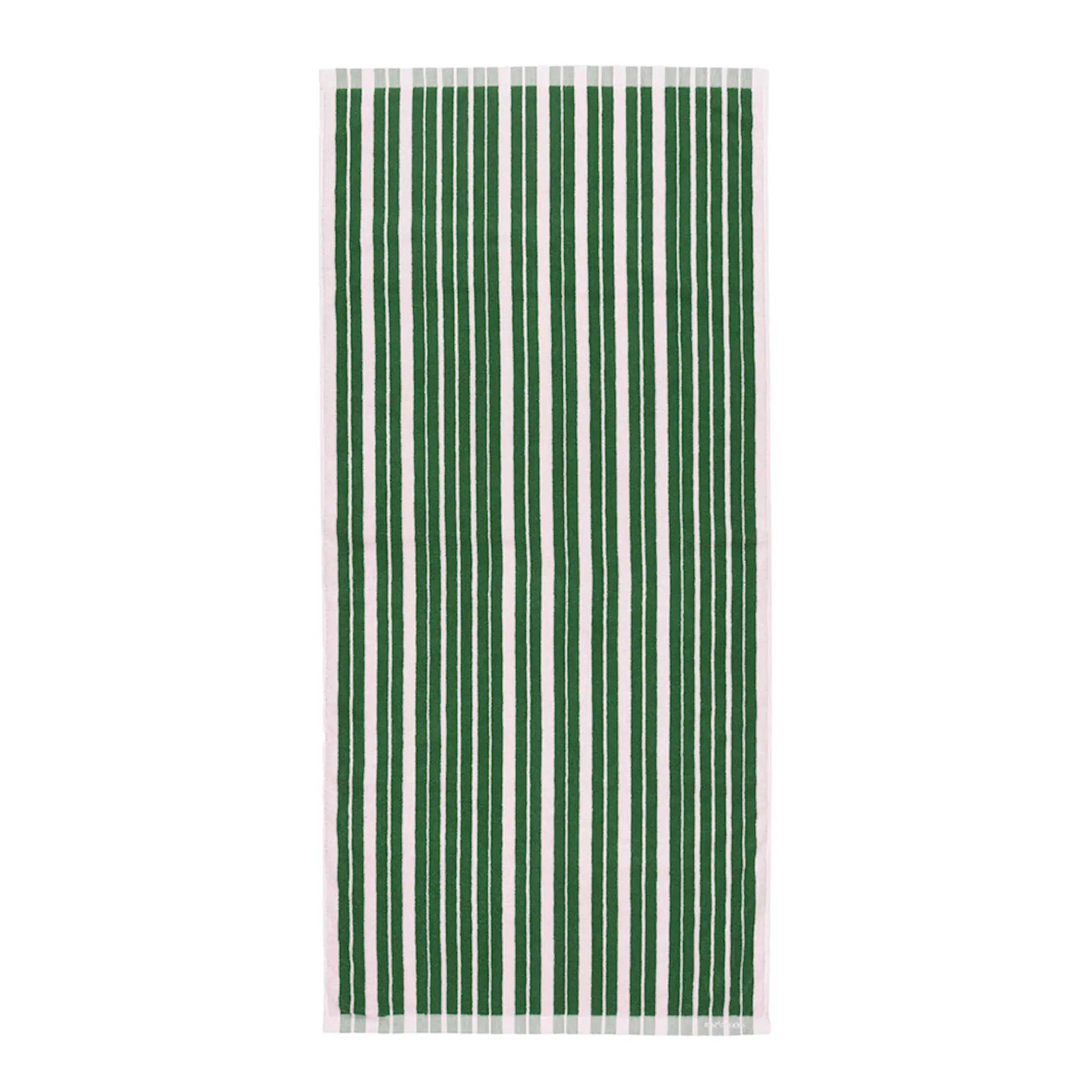 Marimekko Raide badlakan 70x150 cm grön/rosa