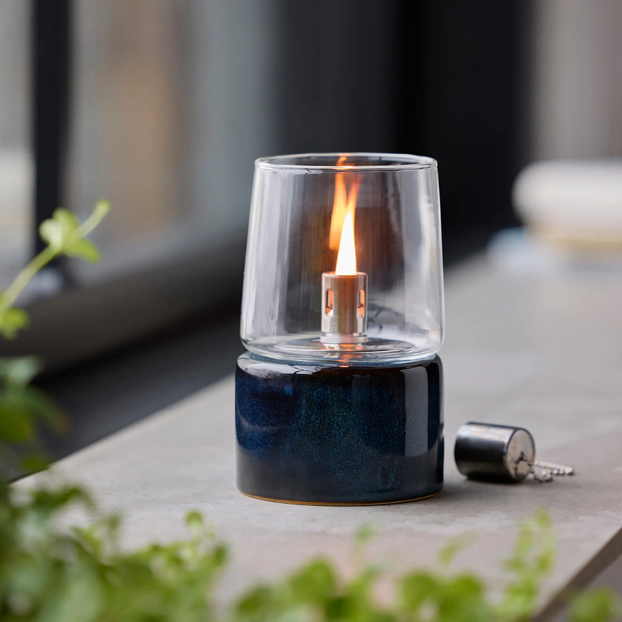 Bitz Gastro Oljelampa 14 cm Blå