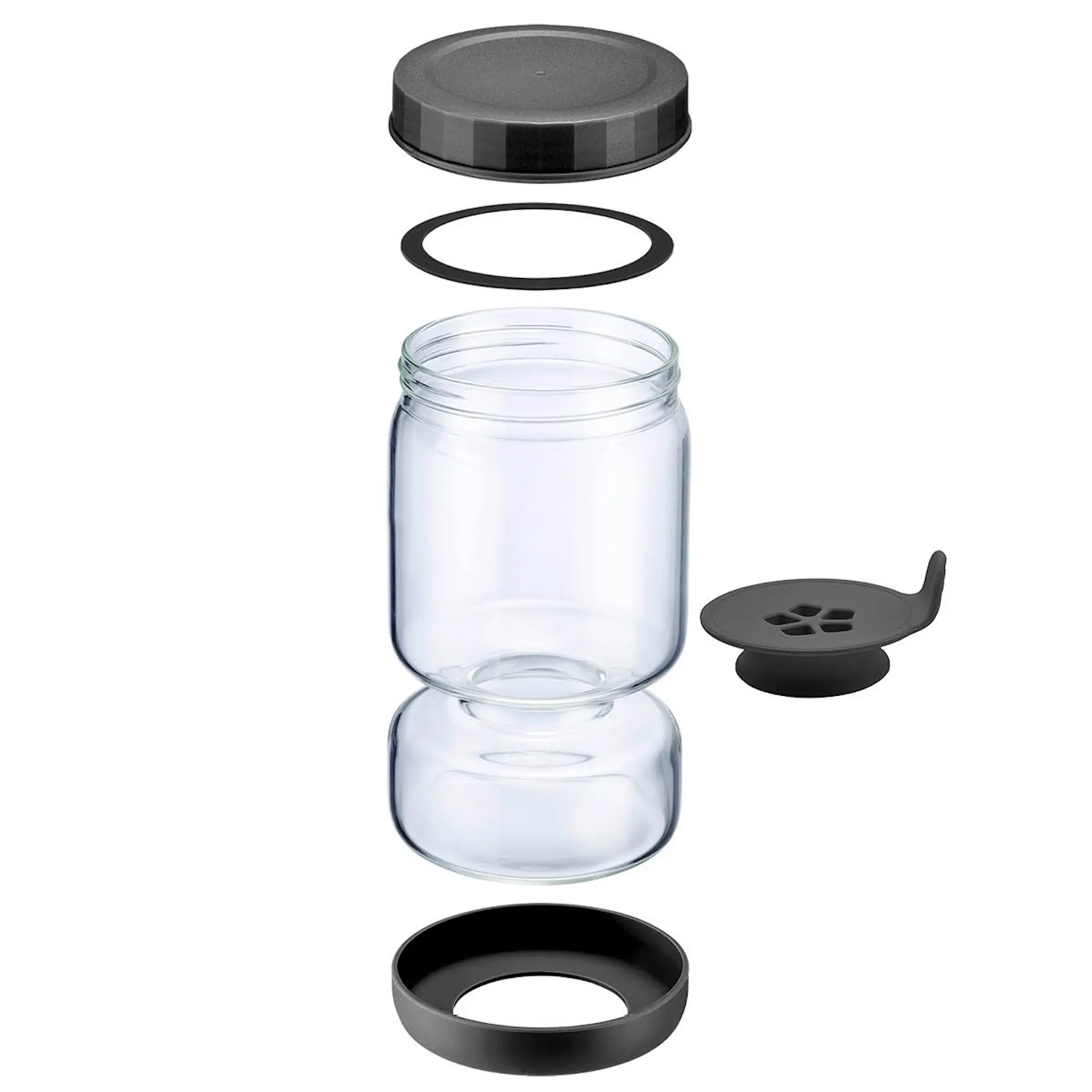 Westmark Käännettävä valutuspurkki 900 ml