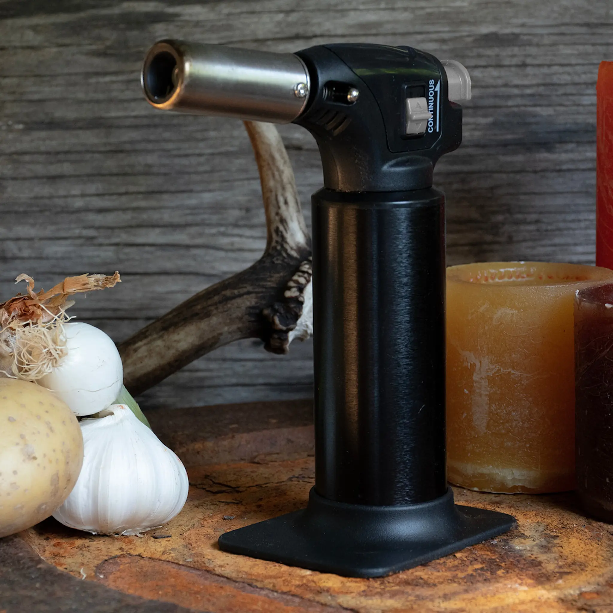 Satake Flame King Kaasupoltin Musta