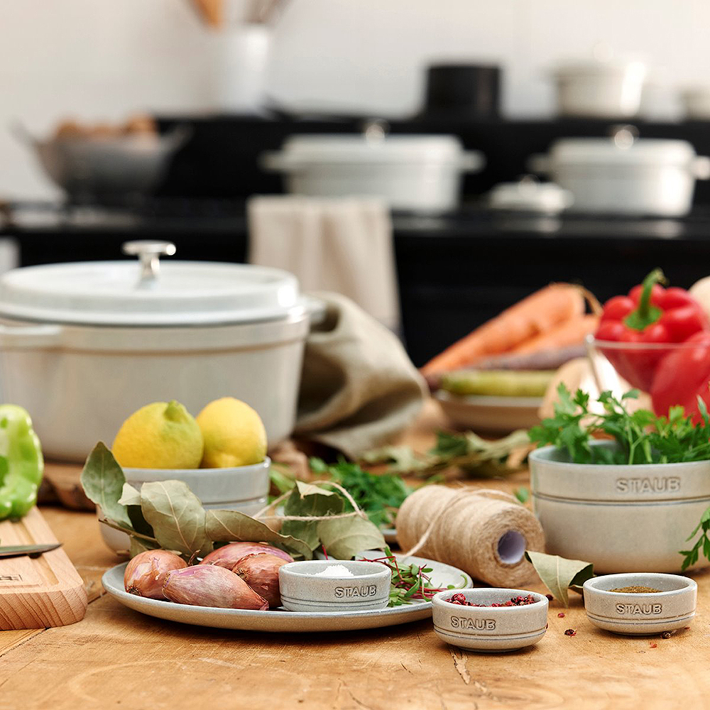 Staub Staub La Cocotte gryta 5,2 L rund White Truffle