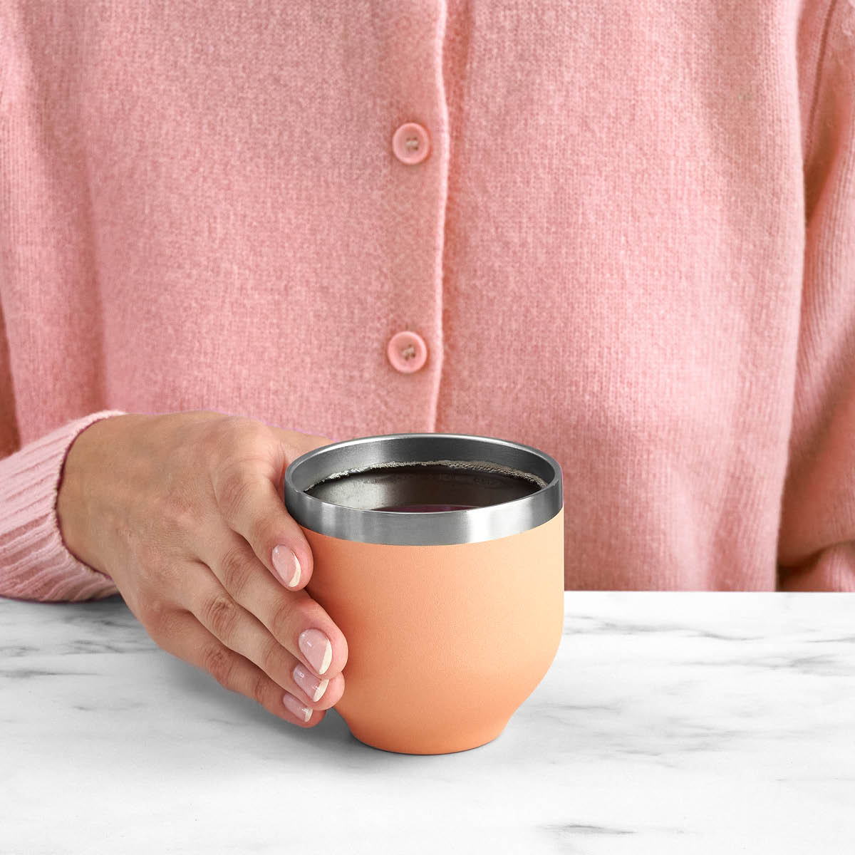 ION8 Luma termosflaska med kopp 0,7 L coral