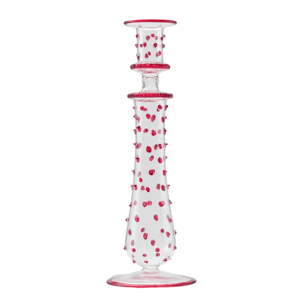 The dots Kynttilänjalka 26 cm Kirkas/Punainen